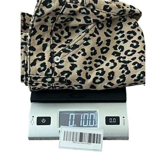 Topshop Moto Leopard Print Mini Skirt Size 10 - Picture 8 of 8